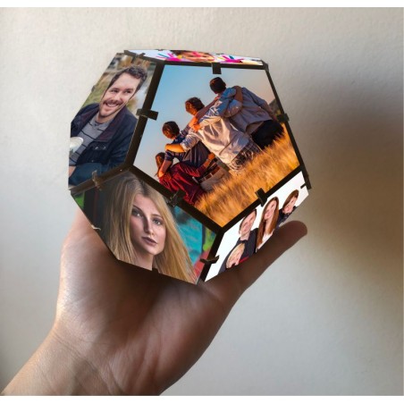 Cubo con 12 fotos - regalo original personalizado